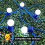 Imagem de Varal de Luzes 20 metros com distância de 1m entre os soquetes