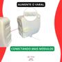 Imagem de Varal De Parede Para Roupas Retrátil 2 Modulos Com 6 Metros
