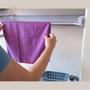 Imagem de Varal De Parede Retrátil Recolhível Com Abas Branco 70cm