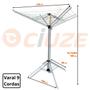 Imagem de Varal Girátorio 9 Cordas (ALUMINIO) Multivarais