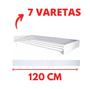 Imagem de Varal Mágico 120 Cm 7 Varetas Apartamento Kitnets Casas