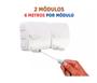 Imagem de Varal Modular Retrátil Recolhível Automático C/ 2 Módulos 6m