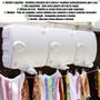 Imagem de Varal Retrátil Automático Modular 3 Peças 6 Metros Compacto Extensivel Recolhivel