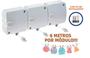 Imagem de Varal Retrátil Automático Modular Stendi C/3 Pcs Com 6m Cada