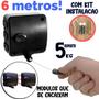 Imagem de Varal Retrátil Automatico Parede Corda Modular Stendmax 6,0m Preto