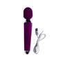 Imagem de Varinha Mágica Portátil USB Bateria Recarregável Masturbador Feminino Vibrador Clitoriano Vaginal Silicone Medicinal Excelente Qualidade Magic Wand
