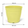 Imagem de Vaso Aquarela com Prato Nº3,5 Amarelo (1,7L) NUTRIPLAN