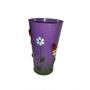 Imagem de Vaso Balde Metal Roxo Enfeite Jardim Joaninha Flor Quintal Varanda