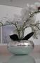 Imagem de vaso centro de mesa prata espelhado cachepot modelo bacia margot 25 x 15
