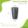 Imagem de Vaso Classic Cônico 46 (18L) Grafite NUTRIPLAN