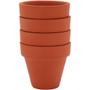 Imagem de Vaso Clay Terracota Home & Co Natural 5 x 5 cm 4 Pecas Decor