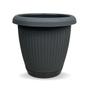 Imagem de Vaso com Prato Embutido Anti Dengue 8lts Cinza Concreto