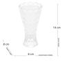 Imagem de Vaso Cristal Decorativo Solitário Pequeno Angel 14cm