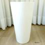 Imagem de Vaso de chão em fibra de vidro branco 55ax25l/cm