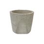 Imagem de Vaso de Cimento para Plantas 11x9 cm Artesanal Leve Modelo Pote Base Quadrada Boca Redonda