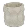 Imagem de Vaso de concreto decorativo Colmeia 10cm Cinza linha Eco