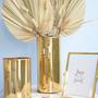 Imagem de Vaso de Flores Tubo 15x30 cm Dourado  Linha Vasos Decorativos Formosinha