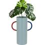 Imagem de Vaso de Metal Decorativo Para Plantas Com Alça Jardim 15cm