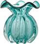 Imagem de Vaso de Murano Verde Tiffany 13 cm