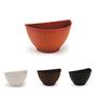 Imagem de Vaso De Parede Rattan P - Jardim Vertical Orquidea Horta Vertical Suculenta Cachepo Meia Lua