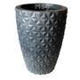 Imagem de Vaso de Planta Coluna Redondo modelo Diamante com Efeito 3D Decoração Casa e Jardim tamanho Grande 50 litros