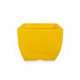 Imagem de Vaso De Planta Quadrado Decorativo Polietileno 30X40 Amarelo