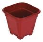 Imagem de Vaso De Plantas Quadrado Médio 29X29X24,5 Vermelho 25294