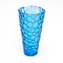 Imagem de Vaso de Vidro Azul Decoração Casamento Festas Mesa 29 x 15cm