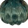 Imagem de Vaso de vidro Murano azul médio modelo trouxinha