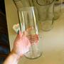Imagem de Vaso de vidro para flores - transparente  para decoração - decore sua casa com  suporte para vela