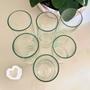 Imagem de Vaso de vidro para flores - transparente  para decoração - decore sua casa com  suporte para vela