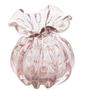 Imagem de Vaso de vidro sodo-calcico Italy rosa claro e dourado 10x11cm Lyor