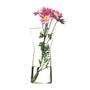 Imagem de Vaso de Vidro Transparente Decorativo Liso para Arranjos de Flores Ampulheta Objeto de Decoração Enfeite Centro de Mesa