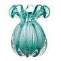 Imagem de Vaso decorativo 17,5 cm de vidro azul tiffany Italy Wolff - 29001