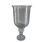 Imagem de Vaso Decorativo c Base 37cm Lapidados Diagonais Formosa