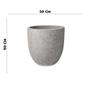 Imagem de Vaso Decorativo Cachepot De Piso Em Cimento Mart 20 cm