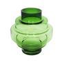 Imagem de Vaso Decorativo Cristal Grosso Verde Camadas
