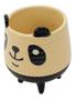 Imagem de Vaso Decorativo De Cerâmica Panda 11x8,5x8,5cm