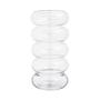 Imagem de Vaso Decorativo De Vidro Estilo Ondulado Para Flores Centro De Mesa