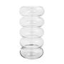Imagem de Vaso Decorativo De Vidro Estilo Ondulado Para Flores Centro De Mesa
