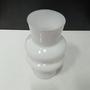 Imagem de VASO DECORATIVO ENFEITE CASA ELIPSE HOME&CO LEITOSO VIDRO 20x12x12cm BRANCO