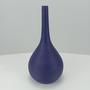 Imagem de VASO DECORATIVO ENFEITE CASA GARRAFA HOME&CO CERÂMICA 29x15x15cm AZUL NAVY