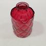 Imagem de VASO DECORATIVO ENFEITE CASA GARRAFA HOME&CO VIDRO 11x7x7cm VINHO