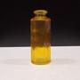 Imagem de VASO DECORATIVO ENFEITE CASA GARRAFA HOME&CO VIDRO 13x5x5cm AMARELO