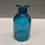 Imagem de VASO DECORATIVO ENFEITE CASA GARRAFA HOME&CO VIDRO 14x7x7cm AZUL