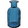 Imagem de VASO DECORATIVO ENFEITE CASA GARRAFA HOME&CO VIDRO 14x7x7cm AZUL