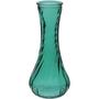 Imagem de VASO DECORATIVO ENFEITE CASA GARRAFA HOME&CO VIDRO 15x7x7cm TURQUESA