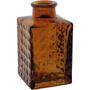 Imagem de VASO DECORATIVO ENFEITE CASA GARRAFA HOME&CO VIDRO 9x5x5cm ÂMBAR