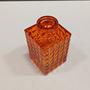 Imagem de VASO DECORATIVO ENFEITE CASA GARRAFA HOME&CO VIDRO 9x5x5cm ÂMBAR