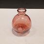 Imagem de VASO DECORATIVO ENFEITE CASA GARRAFA HOME&CO VIDRO 9x7x7cm ROSA